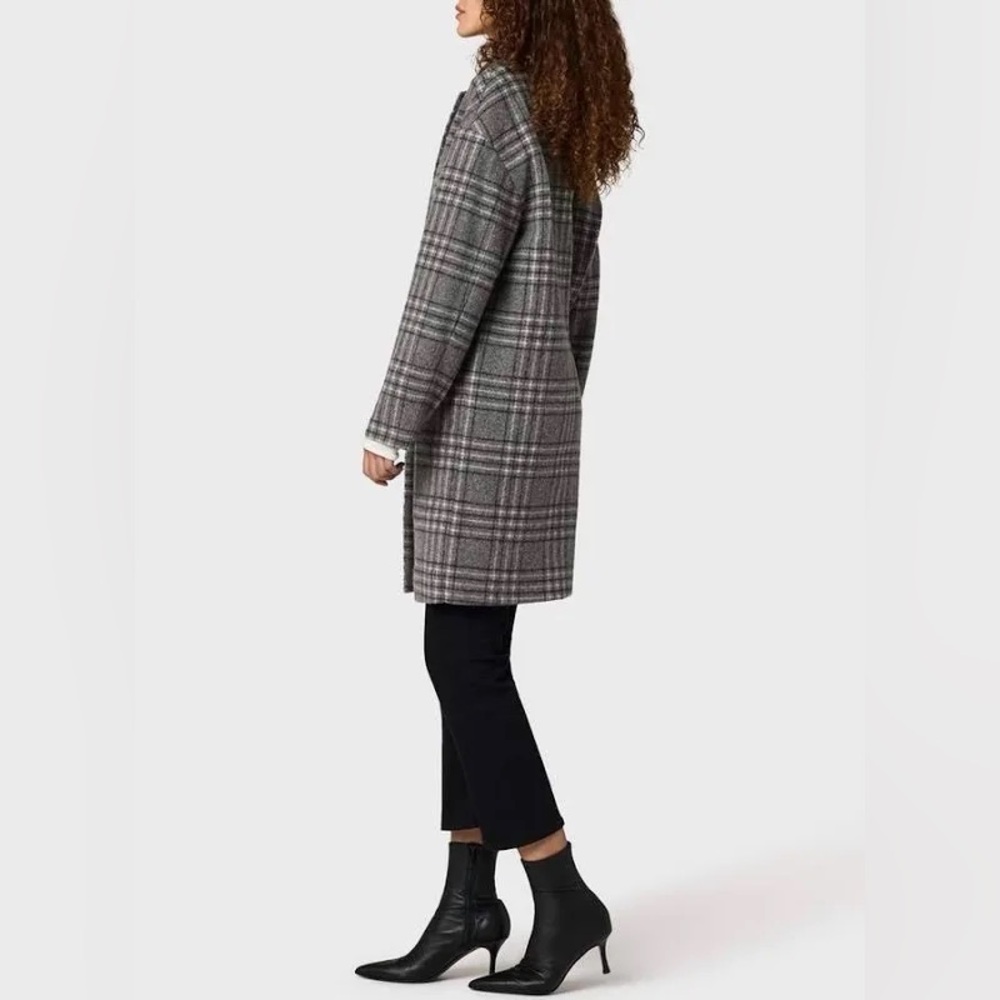 Rag & Bone Wagner Coat Grey Plaid NWT
